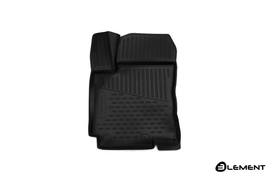 Kia Rio 2012–2017 (2014↗) Gummimatta (fram vänster) 3D för kupén (Novline) HB Image