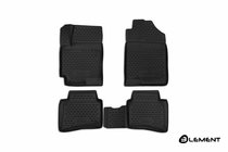 Kia Rio 2017– 3D gummimattor för kupén (4 st, Novline) SD/HB (X-Line) foto 1