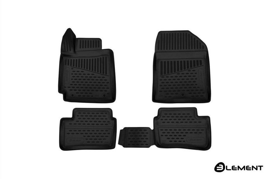 Kia Picanto 2016– 3D gummimattor för kupén (4 st, Novline) HB Image