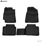 Kia Cerato 3 2013–2018 (2018↗) 3D gummimattor för kupén (4 st, Novline) foto 1