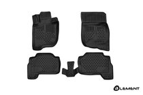 Mitsubishi Pajero Sport 2015– 3D-gummimattor för kupén (4 st, Novline) foto 1