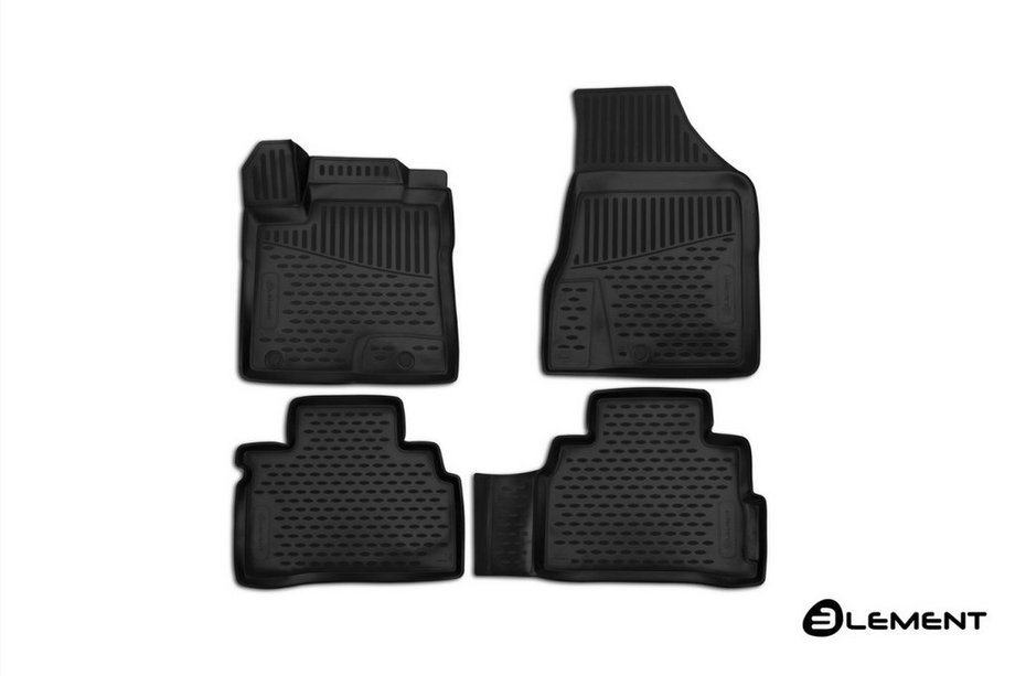 Nissan Murano 2014– 3D-gummimattor för kupén (4 st, Novline) Image