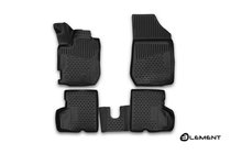 Renault Captur 2013–2019 3D-gummimattor för kupén (4 st, Novline) foto 1