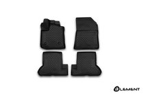 Renault Dokker 2013–2022 (2018↗) 3D gummimattor för kupén (4 st, Novline) foto 1