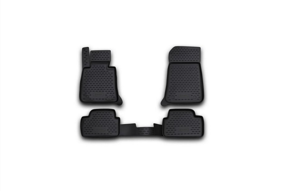 BMW 1-serie E81/E82/E87/E88 2004–2011 Gummimattor till kupén (4 st, Novline) 5D Image
