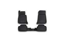 BMW 1-serie E81/E82/E87/E88 2004–2011 Gummimattor till kupén (4 st, Novline) 5D foto 1