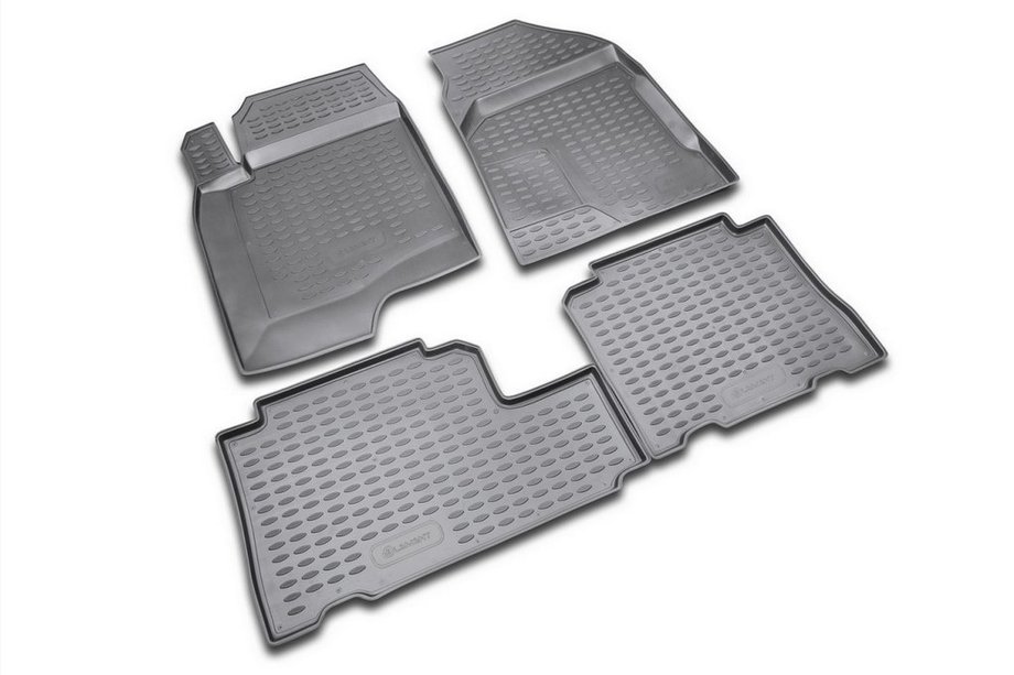 Chevrolet Captiva 2006–2019 (2006↗) Gummimattor för kupén (4 st, Novline) Image