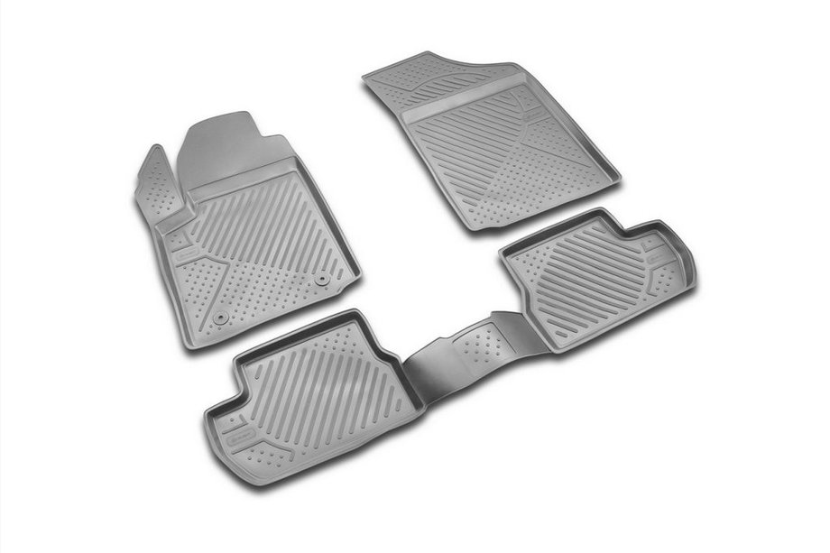 Citroen C-2 2003–2009 Gummimattor till kupén (4 st, Novline) Image