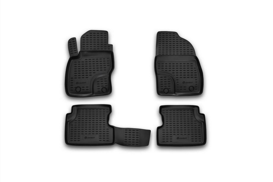 Ford Focus II 2005–2008 Gummimattor till kupén (4 st, Novline) Variant 2 Image
