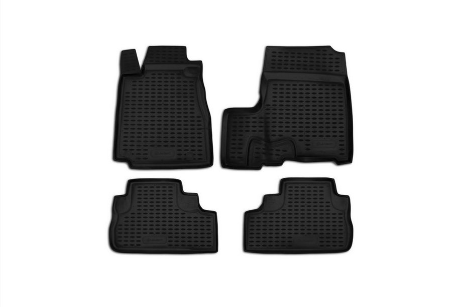 Honda CRV 2007–2011 Gummimattor till kupén (4 st, Novline) med hög kant Image