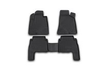 Hyundai Santa Fe 2 2006–2012 (2006-2010) Gummimattor till kupén (4 st, Novline) foto 1