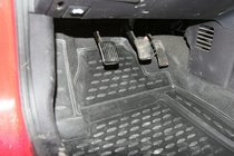 Hyundai I-10 2008–2013 Gummimattor till kupén (4 st, Novline) foto 1