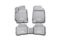 Hyundai Accent 2011–2017 Gummimattor till kupén (4 st, Novline) HB foto 1