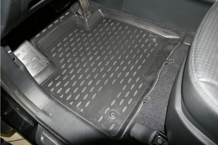 Hyundai Santa Fe 3 2012–2018 Gummimattor till kupén (4 st, Novline) Image
