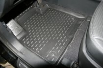 Hyundai Santa Fe 3 2012–2018 Gummimattor till kupén (4 st, Novline) foto 1