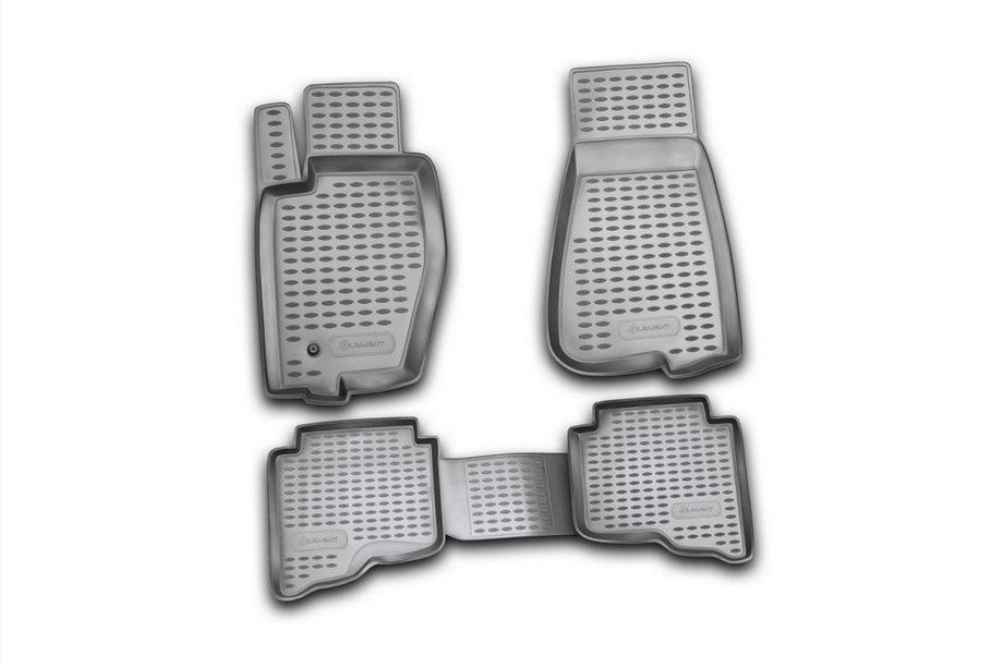 Jeep Grand Cherokee WK 2004–2010 Gummimattor till kupén (4 st, Novline) Image