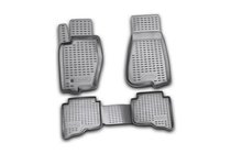 Jeep Grand Cherokee WK 2004–2010 Gummimattor till kupén (4 st, Novline) foto 1