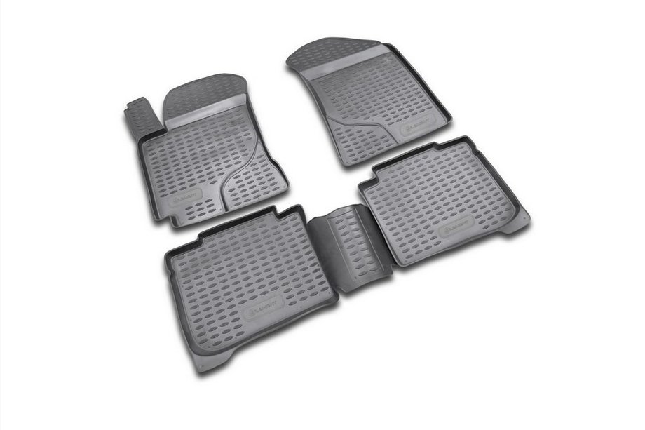 Kia Cerato 1 2004–2009 Gummimattor till kupén (4 st, Novline) Image