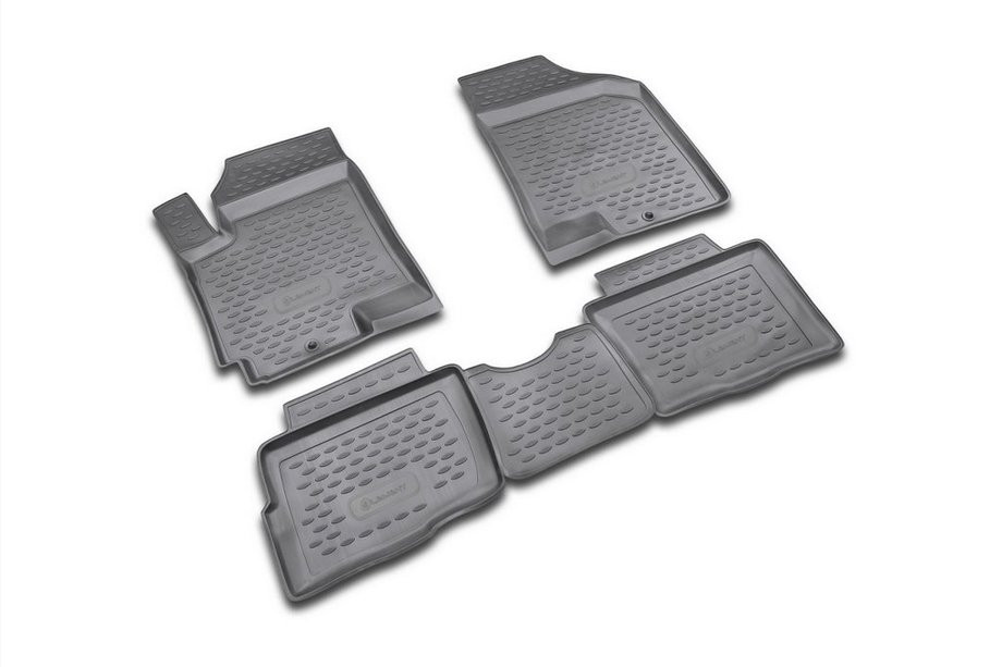 Kia Soul I 2008–2013 Gummimattor till kupén (4 st, Novline) Image