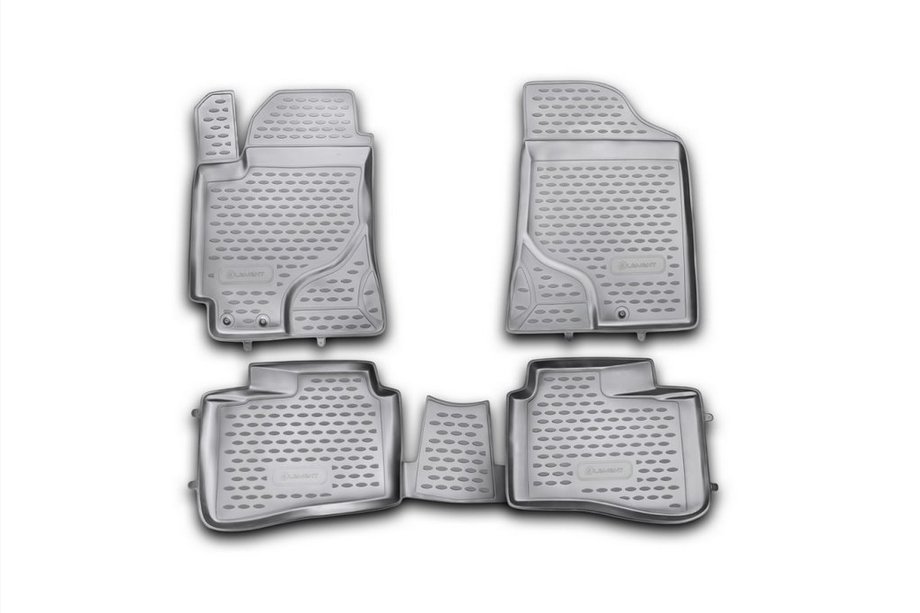 Kia Cerato 2 2010–2013 Gummimattor till kupén (4 st, Novline) Image