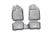 Kia Picanto 2011–2016 Gummimattor till kupén (4 st, Novline) foto 1