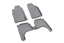 Mitsubishi L200 1996–2006 Gummimattor till kupén (4 st, Novline) foto 1