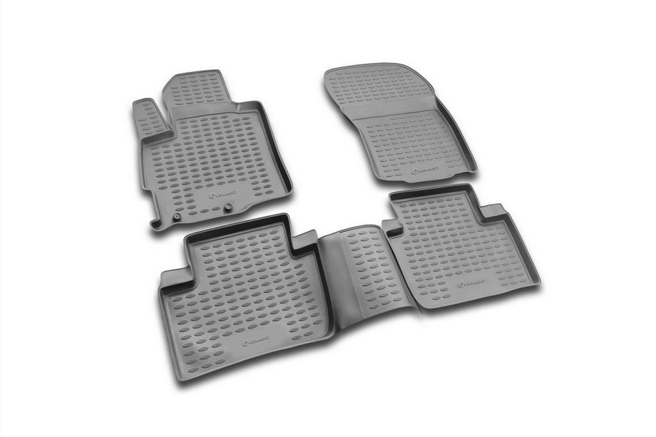 Mitsubishi Outlander 2006–2012 Gummimattor till kupén (4 st, Novline) XL Image
