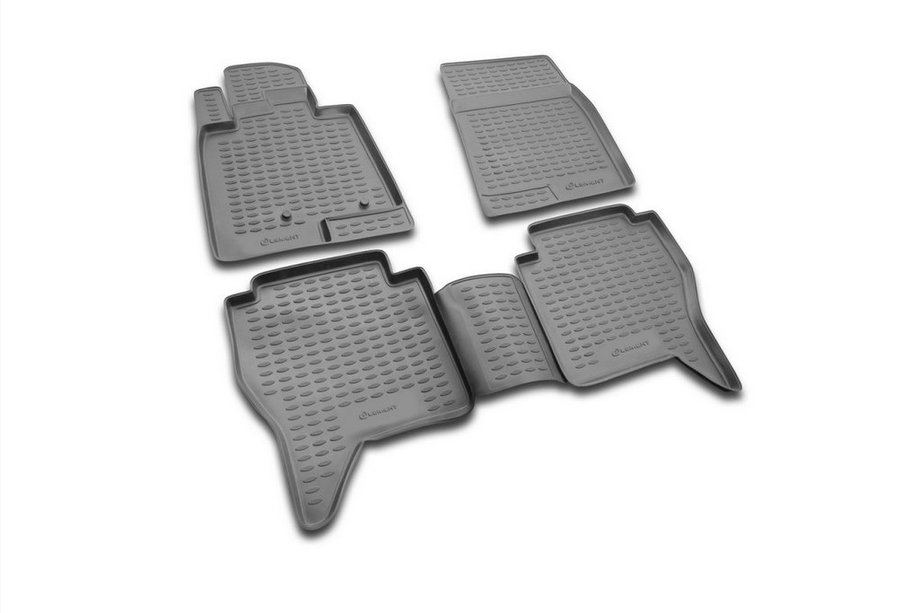 Mitsubishi Pajero Wagon IV 2006–2021 Gummimattor till kupén (4 st, Novline) Image
