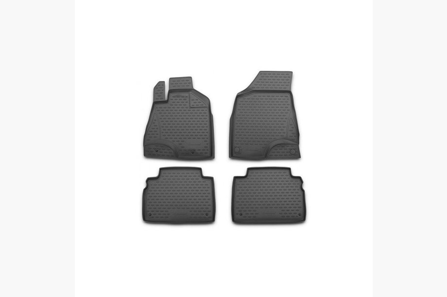Nissan NP300 1999–2015 (2008↗) Gummimattor till kupén (4 st, Novline) Foto 1