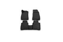 Nissan Tiida 2011–2014 (2015↗) 3D gummimattor för kupén (4 st, Novline) foto 1