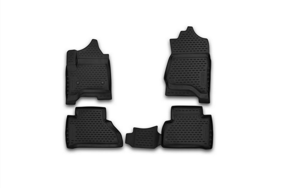 Chevrolet Tahoe 2014–2019 (2015↗) 3D gummimattor för kupén (4 st, Novline) Image