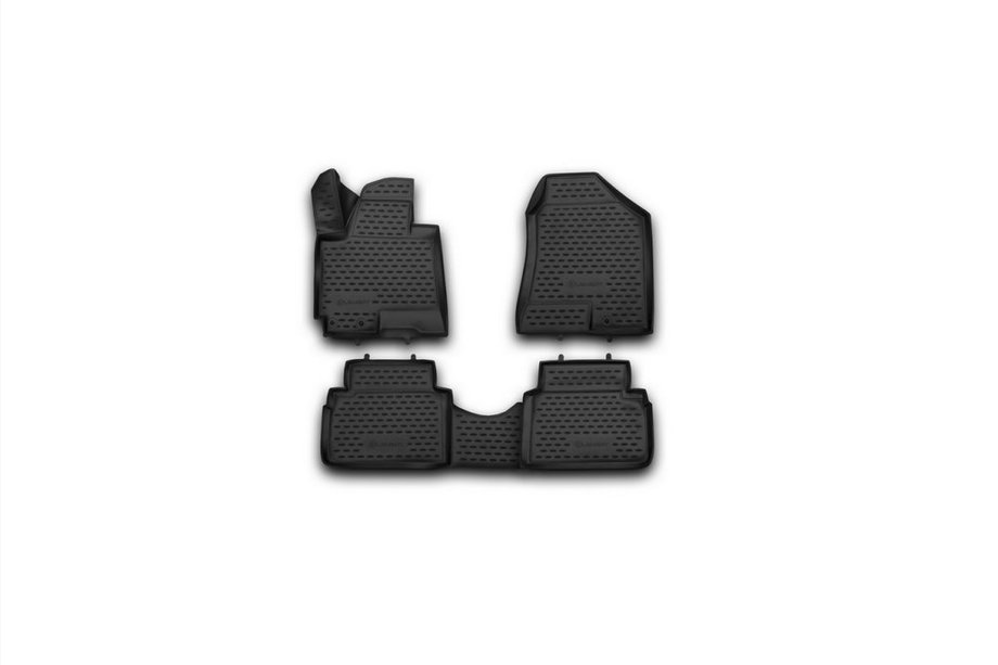 Hyundai IX-35 2010–2015 3D-gummimattor för kupén (4 st, Novline) Image