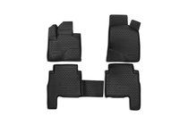 Hyundai Santa Fe 2 2006–2012 3D-gummimattor för kupén (4 st, Novline) foto 1