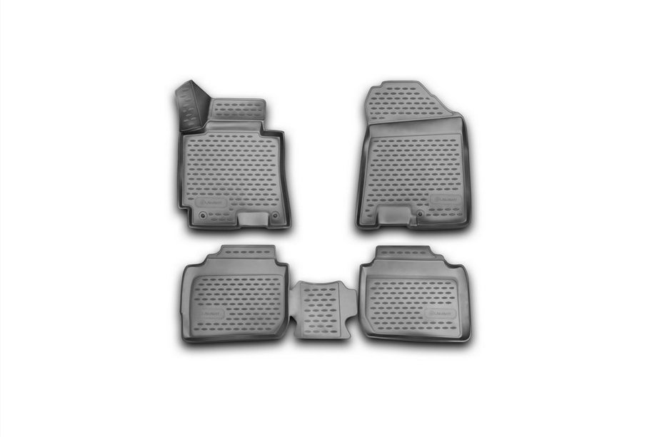 Kia Cerato 3 2013–2018 3D-gummimattor för kupén (4 st, Novline) Image