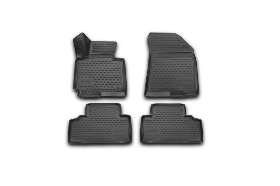 Kia Carens 2012– 3D-gummimattor för kupén (4 st, Novline) Image