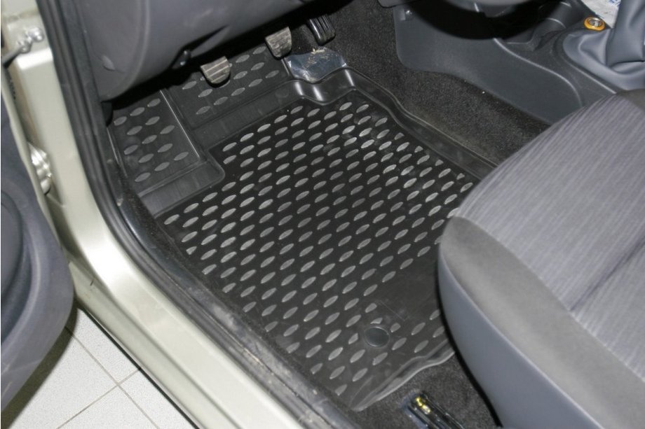 Renault Logan I 2005–2008 3D-gummimattor för kupén (4 st, Novline) Image