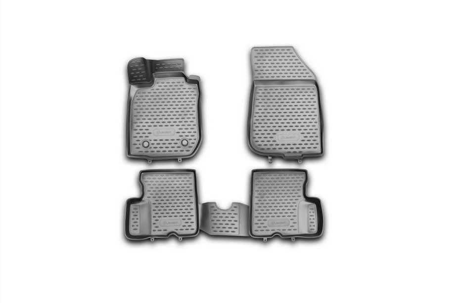 Renault Duster 2008–2017 (2011-2015) 3D-gummimattor för kupén (4 st, Novline) 2WD Image