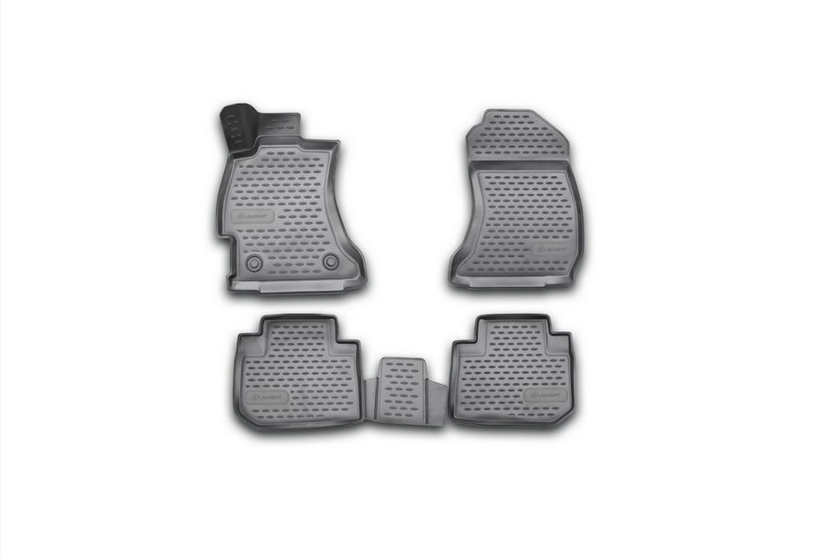Subaru Forester 2013–2018 3D-gummimattor för kupén (4 st, Novline) Image
