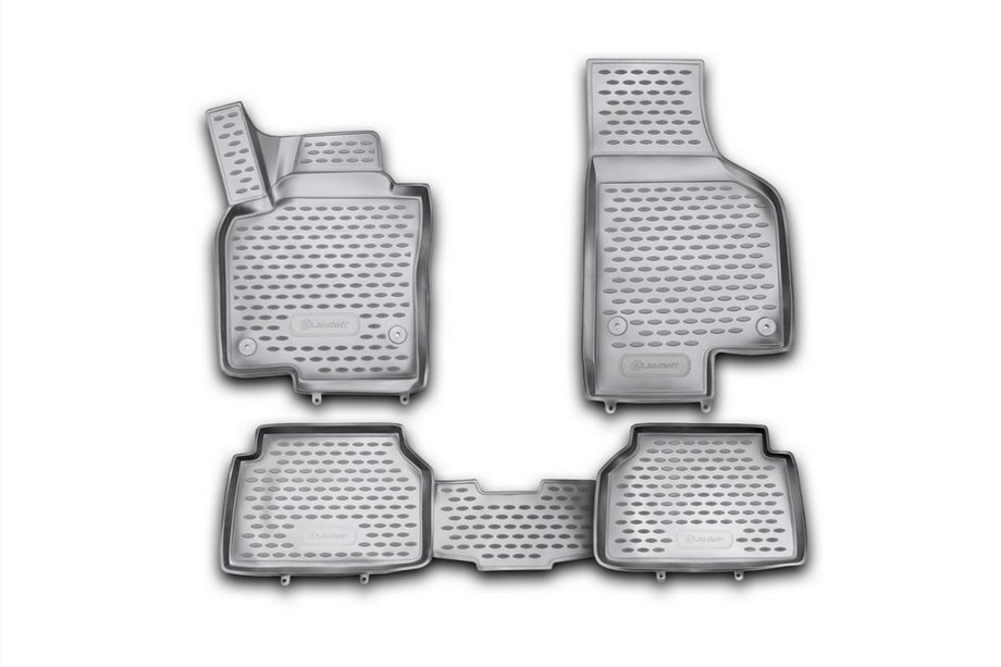 Volkswagen Tiguan 2007–2016 3D-gummimattor för kupén (4 st, Novline) Image