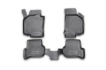 Seat Leon 2005–2012 Gummimattor till kupén (4 st, Novline) foto 1