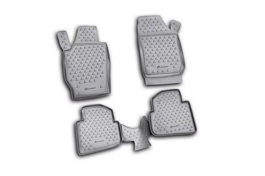 Skoda Roomster 2006–2015 Gummimattor till kupén (4 st, Novline) Image