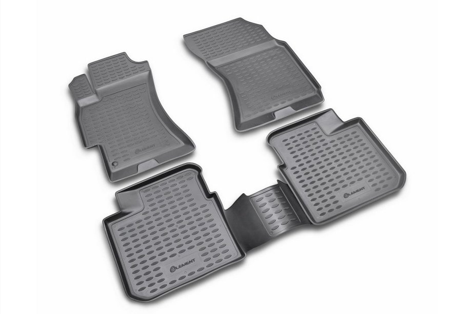 Subaru Outback 2005–2009 Gummimattor till kupén (4 st, Novline) Image