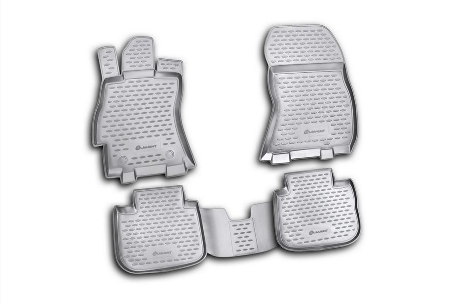Subaru Outback 2009–2014 Gummimattor till kupén (4 st, Novline) Image