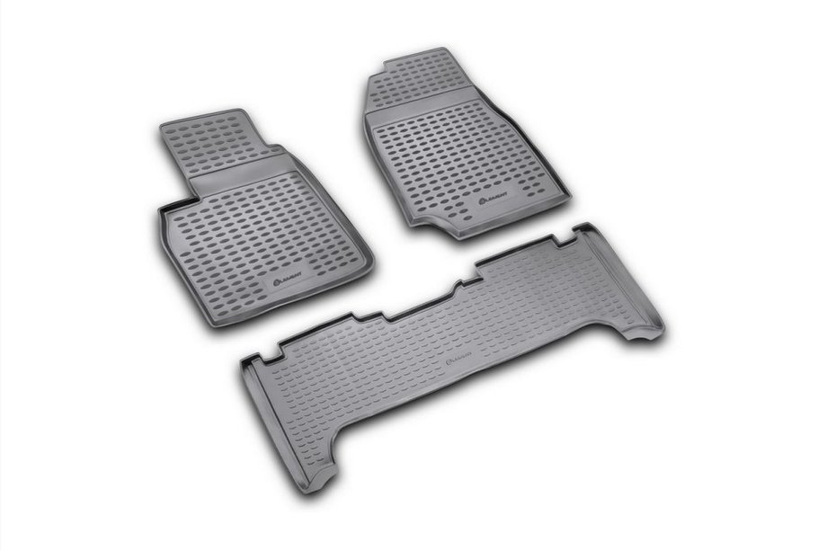 Toyota Land Cruiser 100 1998–2007 Gummimattor till kupén (3 st, Novline) Image