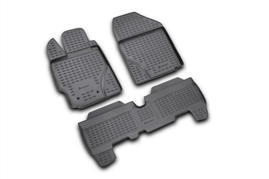 Toyota Yaris 2006–2011 Gummimattor till kupén (3 st, Novline) Image