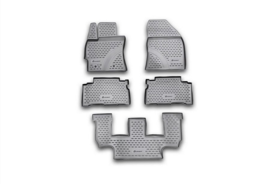Toyota Verso 2009–2018 (2009-2013) Gummimattor för kupé (3 rader) (5 st, Novline) Variant 2 Image