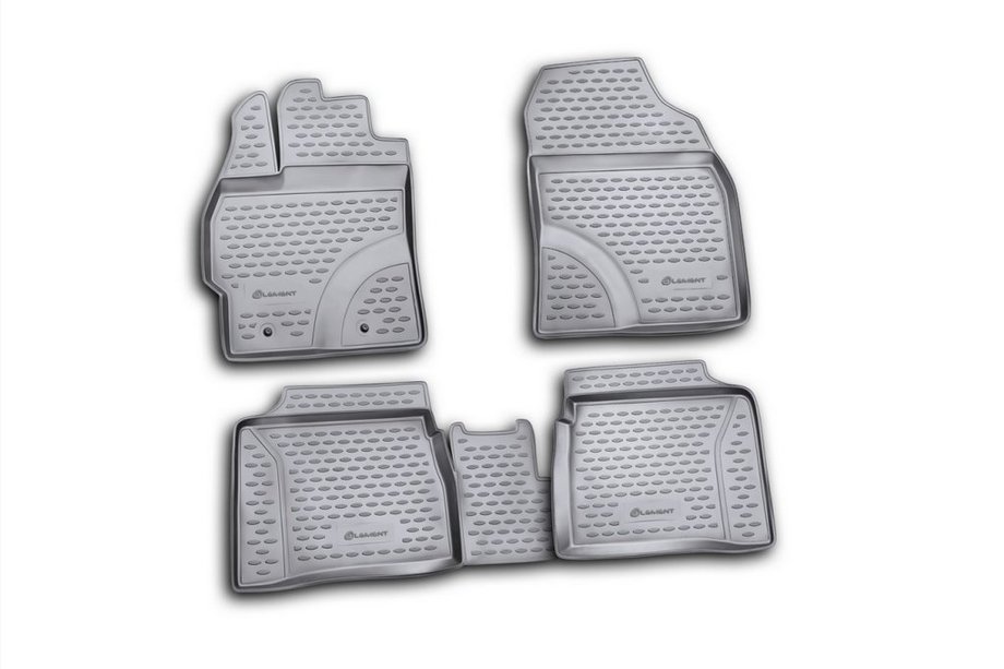 Toyota Prius 2009–2015 (2009↗) Gummimattor till kupén (4 st, Novline) Image
