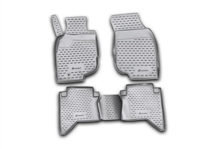 Toyota Hilux 2006–2015 (2008↗) Gummimattor till kupén (4 st, Novline) Image