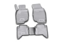 Toyota Hilux 2006–2015 (2008↗) Gummimattor till kupén (4 st, Novline) foto 1