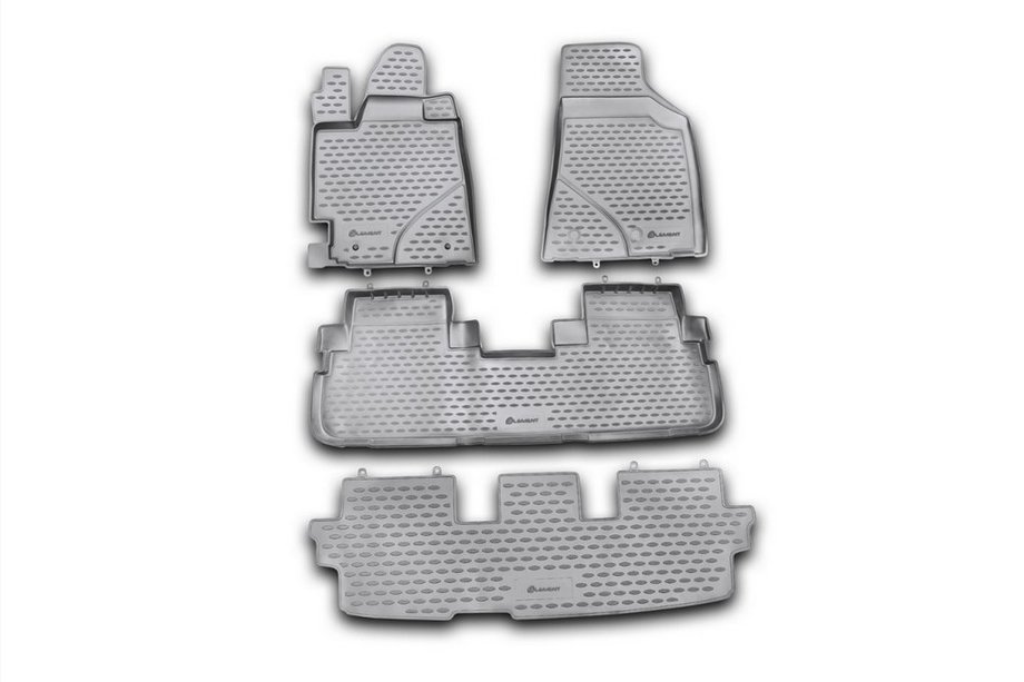 Toyota Highlander 2008–2013 Gummimattor till kupén (4 st, Novline) Image